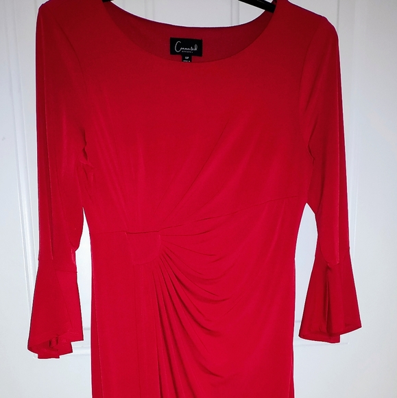 Elegant Red Women's Gown Size 10P - Picture 1 of 10